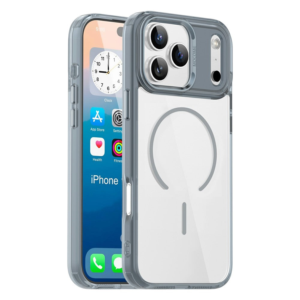 For iPhone 17 Pro Max Magnetic Case Compatible with MagSafe TPU PC Clear Phone Cover