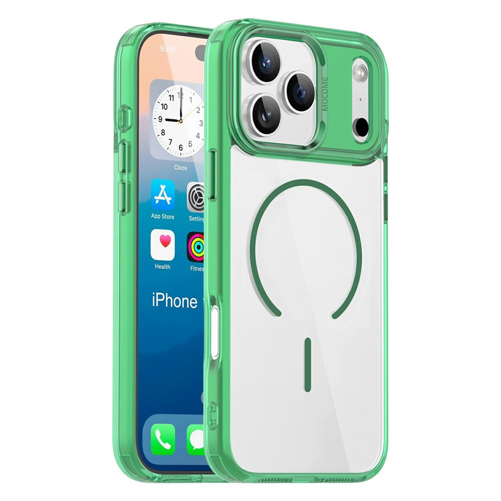 For iPhone 17 Pro Max Magnetic Case Compatible with MagSafe TPU PC Clear Phone Cover