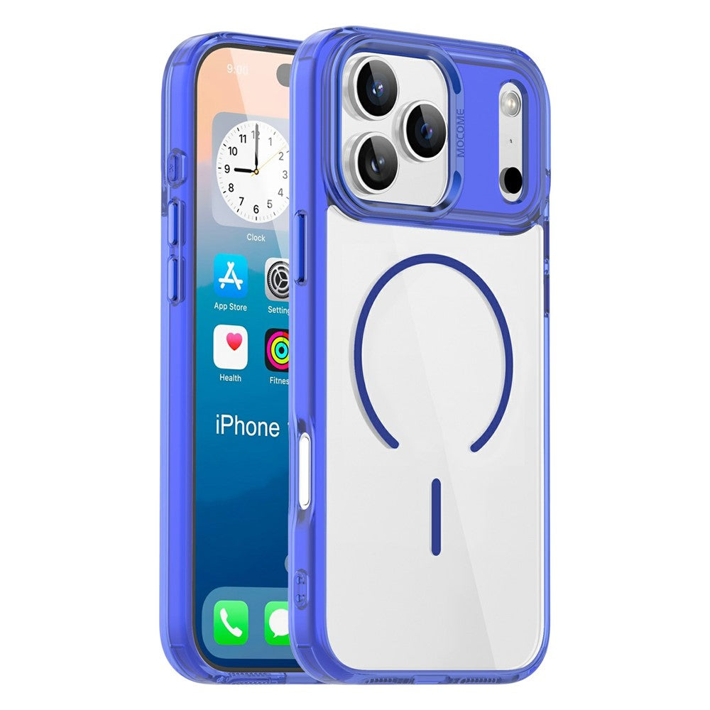 For iPhone 17 Pro Max Magnetic Case Compatible with MagSafe TPU PC Clear Phone Cover