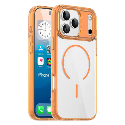 For iPhone 17 Pro Max Magnetic Case Compatible with MagSafe TPU PC Clear Phone Cover