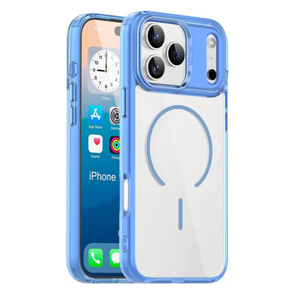 For iPhone 17 Pro Max Magnetic Case Compatible with MagSafe TPU PC Clear Phone Cover