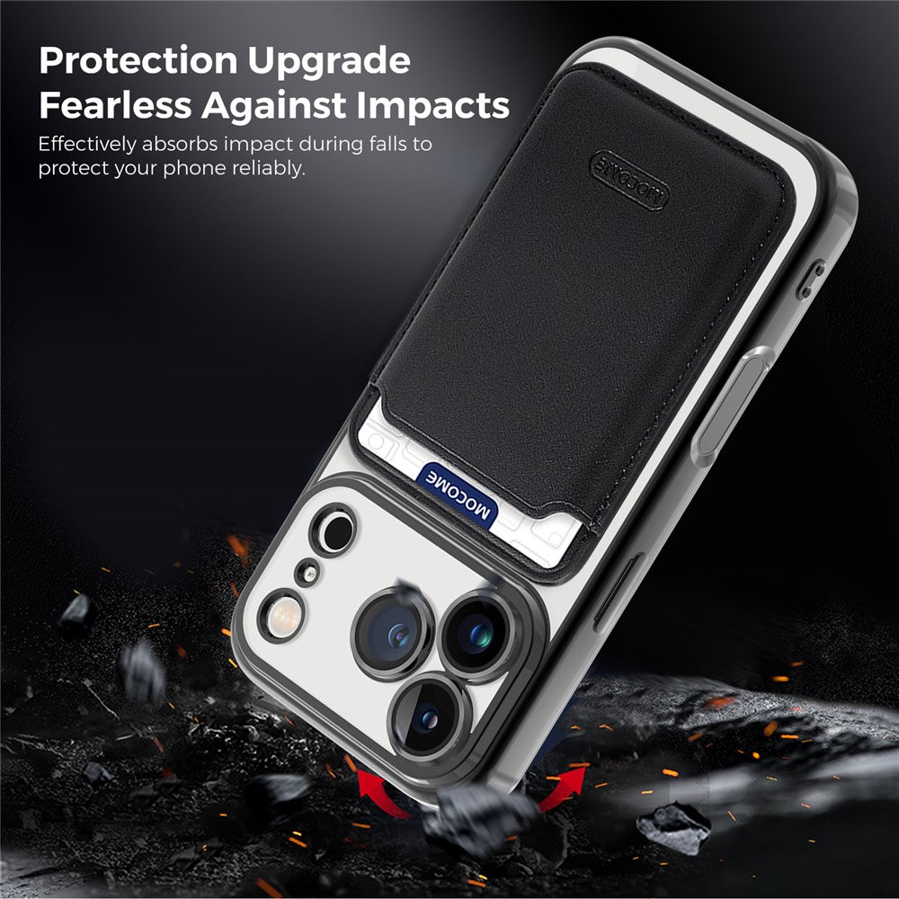 For iPhone 17 Pro Case Compatible with MagSafe TPU + PC Mobile Cover with Card Bag