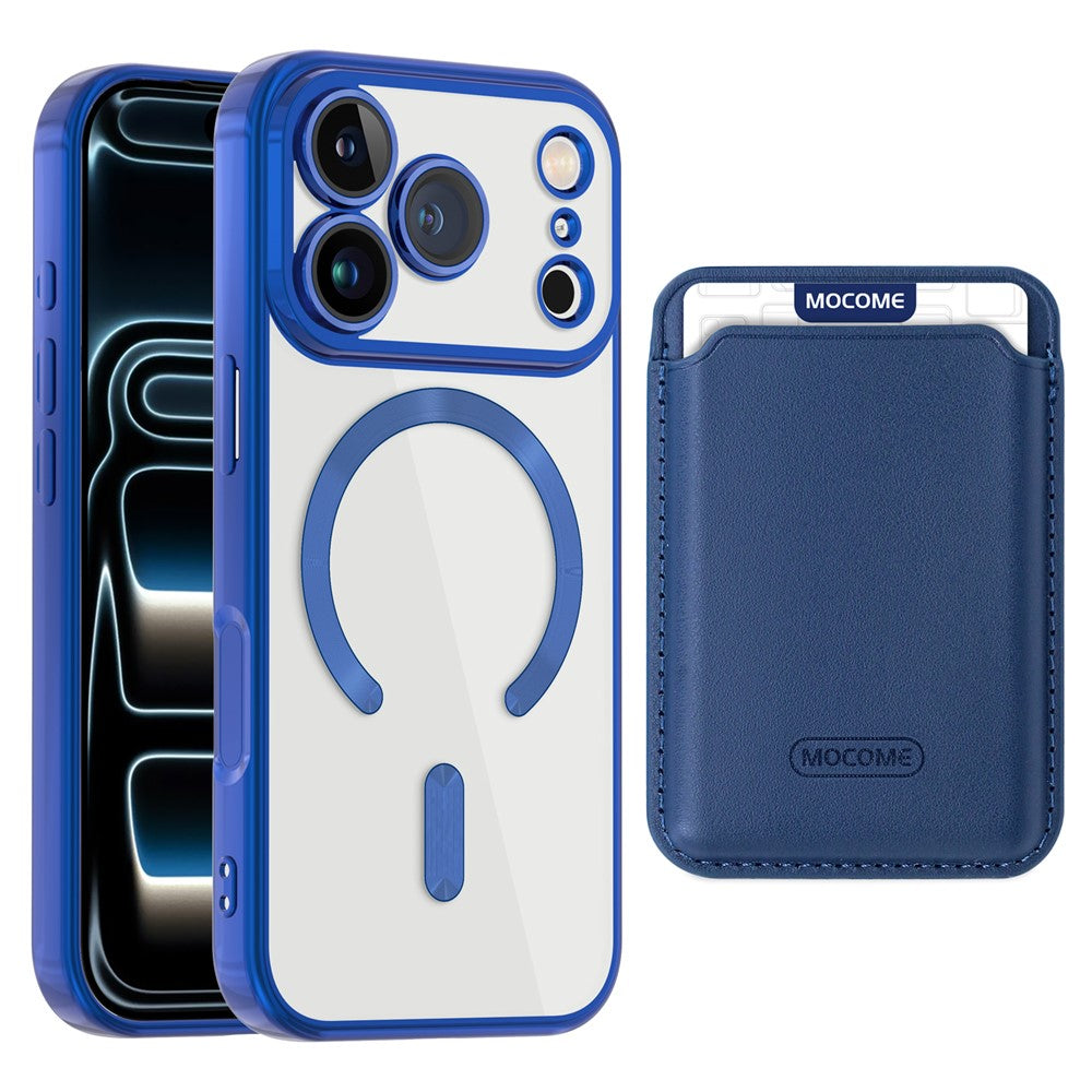 For iPhone 17 Pro Case Compatible with MagSafe TPU + PC Mobile Cover with Card Bag