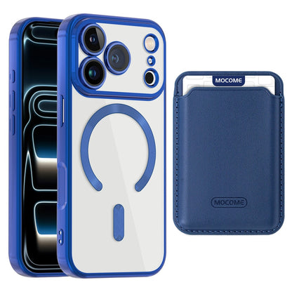 For iPhone 17 Pro Case Compatible with MagSafe TPU + PC Mobile Cover with Card Bag