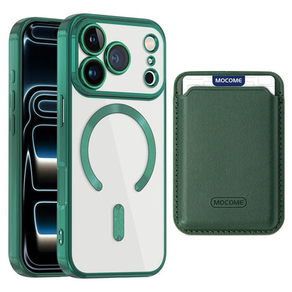 For iPhone 17 Pro Case Compatible with MagSafe TPU + PC Mobile Cover with Card Bag
