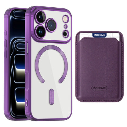 For iPhone 17 Pro Case Compatible with MagSafe TPU + PC Mobile Cover with Card Bag