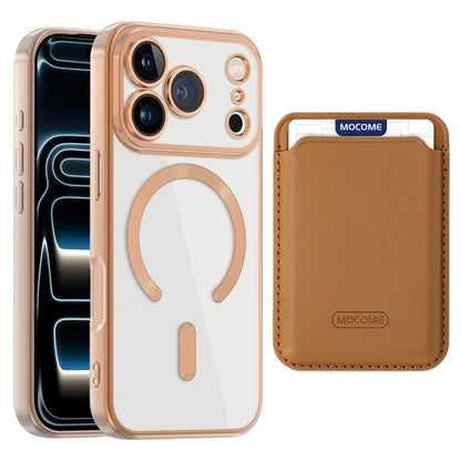 For iPhone 17 Pro Case Compatible with MagSafe TPU + PC Mobile Cover with Card Bag