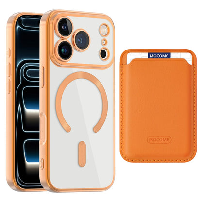For iPhone 17 Pro Case Compatible with MagSafe TPU + PC Mobile Cover with Card Bag