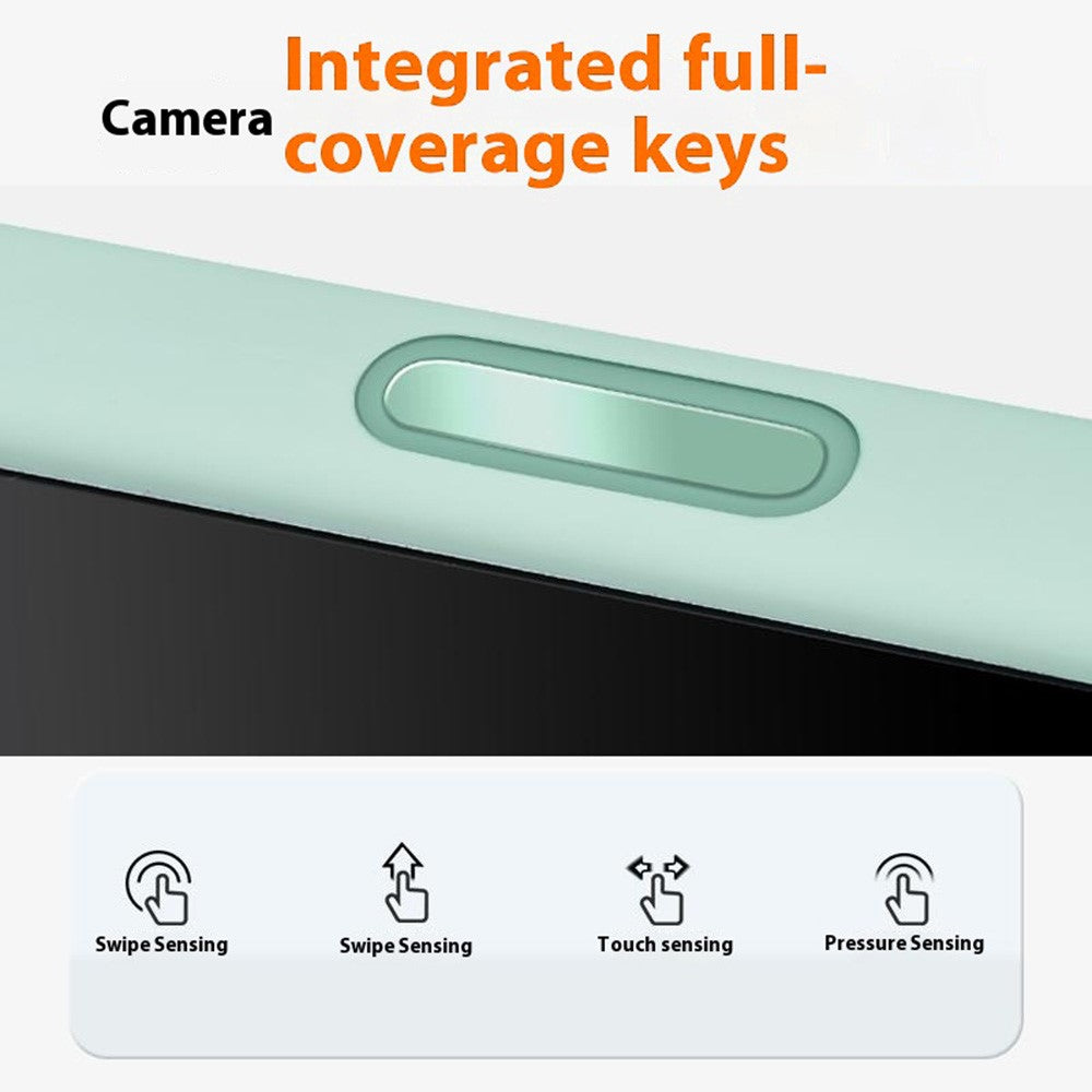 For iPhone 17 Pro Liquid Silicone Case Compatible with MagSafe Phone Cover with Lanyard Hole / AI Button