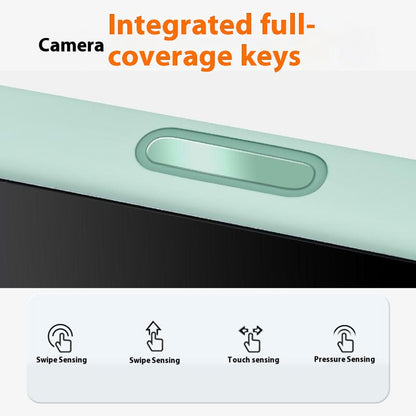 For iPhone 17 Pro Liquid Silicone Case Compatible with MagSafe Phone Cover with Lanyard Hole / AI Button