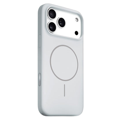 For iPhone 17 Pro Liquid Silicone Case Compatible with MagSafe Phone Cover with Lanyard Hole / AI Button