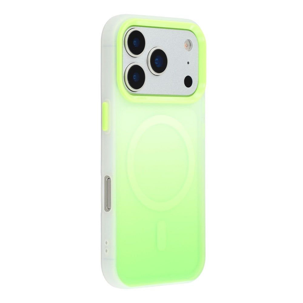 For iPhone 17 Pro Max Case Compatible with MagSafe Gradient Frosted Design PC + TPU Phone Cover