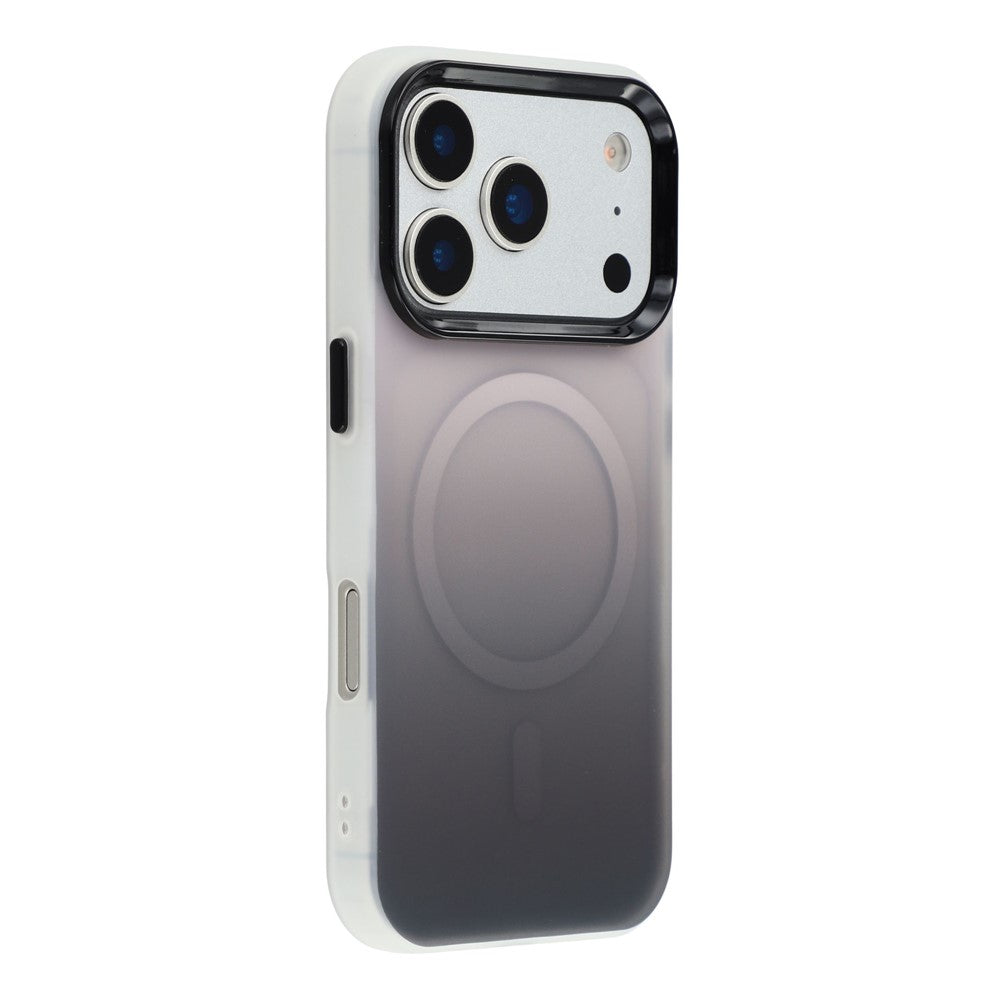 For iPhone 17 Pro Max Case Compatible with MagSafe Gradient Frosted Design PC + TPU Phone Cover
