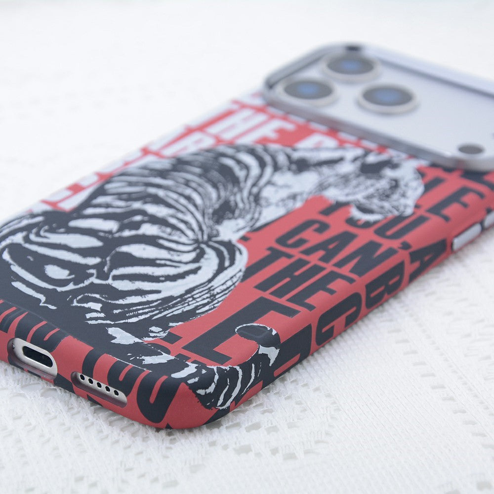 For iPhone 17 Pro Magnetic Case Carbon Fiber Texture Water Transfer PC Phone Cover