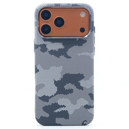 For iPhone 17 Pro Magnetic Case Carbon Fiber Texture Water Transfer PC Phone Cover