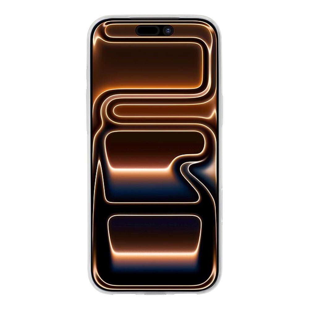For iPhone 17 Pro Max Case Glossy Watermark Resistant TPU Clear Phone Back Cover Precision Cutouts