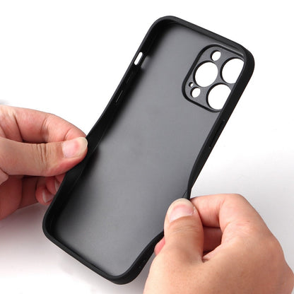 For iPhone 14 Pro Max PU Leather Coated PC+TPU Hybrid Case Kickstand Shockproof Protective Phone Cover