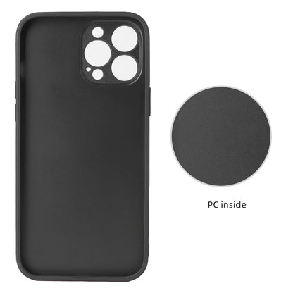 For iPhone 14 Pro Max PU Leather Coated PC+TPU Hybrid Case Kickstand Shockproof Protective Phone Cover