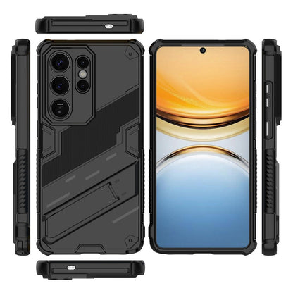 For Samsung Galaxy S26 Ultra Case PC + TPU Shockproof Phone Cover with Kickstand