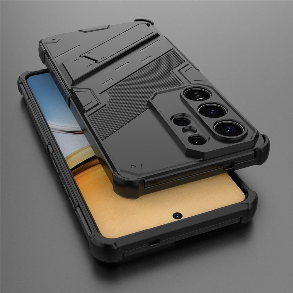 For Samsung Galaxy S26 Ultra Case PC + TPU Shockproof Phone Cover with Kickstand