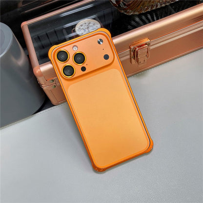 For iPhone 16 Pro Max Metal Case Transfer to 17 Pro Max Phone Cover with Camera Lens Protector