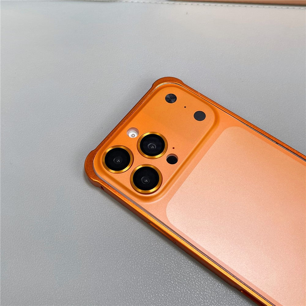 For iPhone 16 Pro Max Metal Case Transfer to 17 Pro Max Phone Cover with Camera Lens Protector