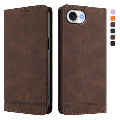 For iPhone 17e / 16e Case RINACASIS RC23 RFID Blocking Wallet Stand PU Leather Phone Cover