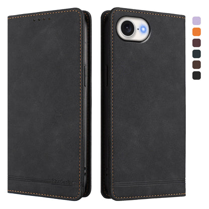 For iPhone 17e / 16e Case RINACASIS RC23 RFID Blocking Wallet Stand PU Leather Phone Cover