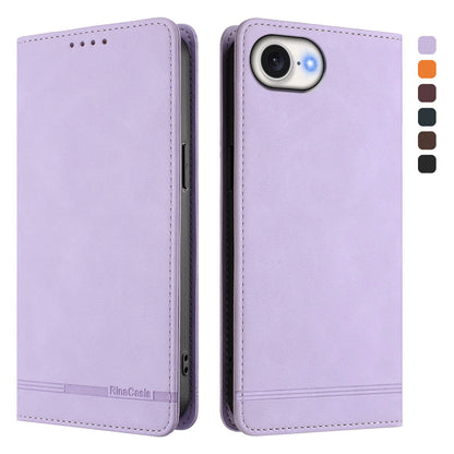 For iPhone 17e / 16e Case RINACASIS RC23 RFID Blocking Wallet Stand PU Leather Phone Cover