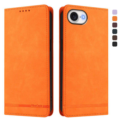 For iPhone 17e / 16e Case RINACASIS RC23 RFID Blocking Wallet Stand PU Leather Phone Cover