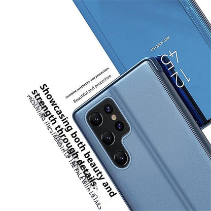 For Samsung Galaxy S26 Ultra Case View Window Stand Leather Flip Phone Cover