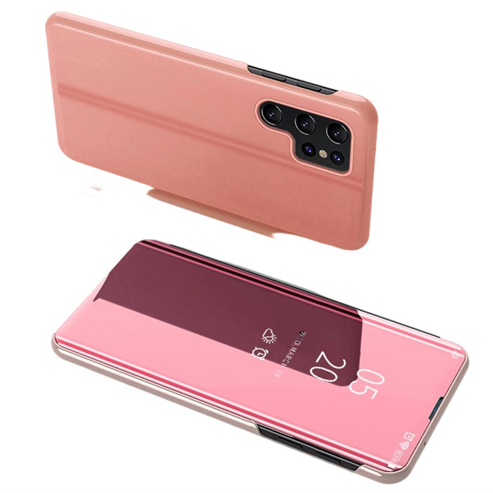 For Samsung Galaxy S26 Ultra Case View Window Stand Leather Flip Phone Cover