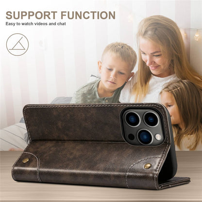 SUTENI For iPhone 14 Pro Max PU Leather Magnetic Auto Closing Stand Case Folio Flip Phone Wallet Cover