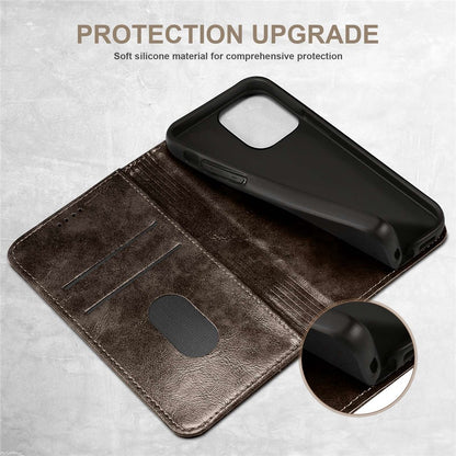 SUTENI For iPhone 14 Pro Max PU Leather Magnetic Auto Closing Stand Case Folio Flip Phone Wallet Cover