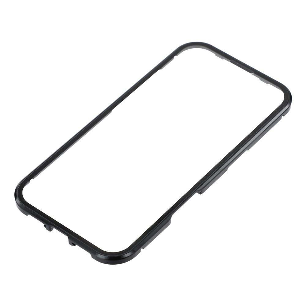 For iPhone 17 Pro Max Case Double Sides Tempered Glass Phone Cover Compatible with MagSafe Full Protector
