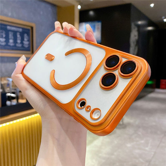 For iPhone 17 Pro Max Case Magnetic Case Compatible with MagSafe Matte PC TPU Phone Cover