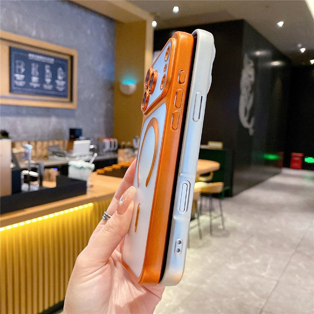 For iPhone 17 Pro Max Case Magnetic Case Compatible with MagSafe Matte PC TPU Phone Cover