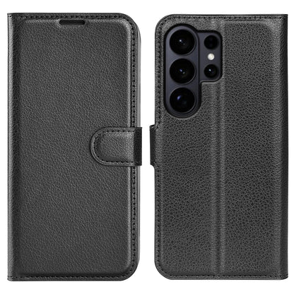 For Samsung Galaxy S26 Ultra Case Litchi Texture Shockproof Leather Wallet Phone Cover