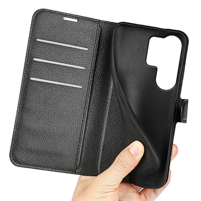 For Samsung Galaxy S26 Ultra Case Litchi Texture Shockproof Leather Wallet Phone Cover