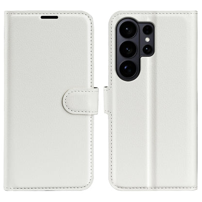 For Samsung Galaxy S26 Ultra Case Litchi Texture Shockproof Leather Wallet Phone Cover