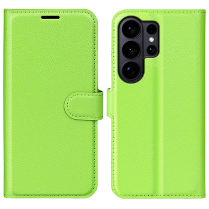 For Samsung Galaxy S26 Ultra Case Litchi Texture Shockproof Leather Wallet Phone Cover