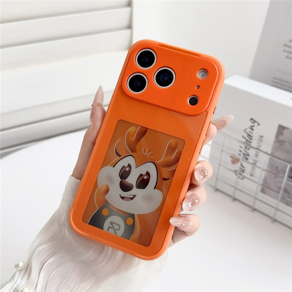 For iPhone 17 Pro Max Smart E-Ink Magnetic Case 4 Color HD 4 inch Display NFC DIY Customized Screen