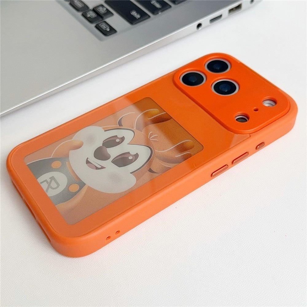 For iPhone 17 Pro Max Smart E-Ink Magnetic Case 4 Color HD 4 inch Display NFC DIY Customized Screen