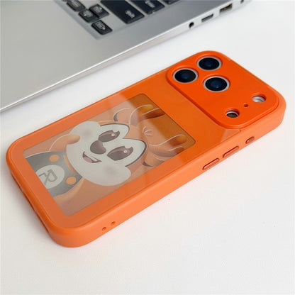 For iPhone 17 Pro Max Smart E-Ink Magnetic Case 4 Color HD 4 inch Display NFC DIY Customized Screen