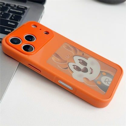 For iPhone 17 Pro Max Smart E-Ink Magnetic Case 4 Color HD 4 inch Display NFC DIY Customized Screen