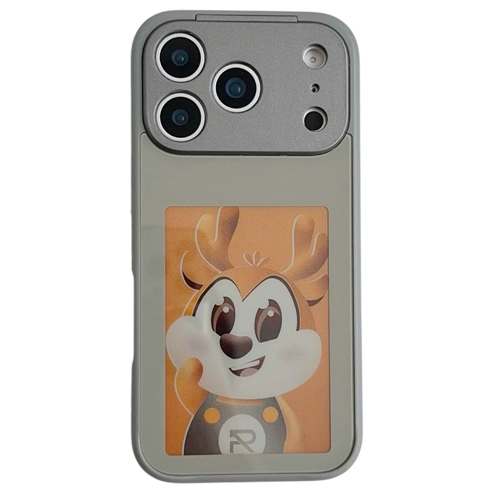 For iPhone 17 Pro Max Smart E-Ink Magnetic Case 4 Color HD 4 inch Display NFC DIY Customized Screen