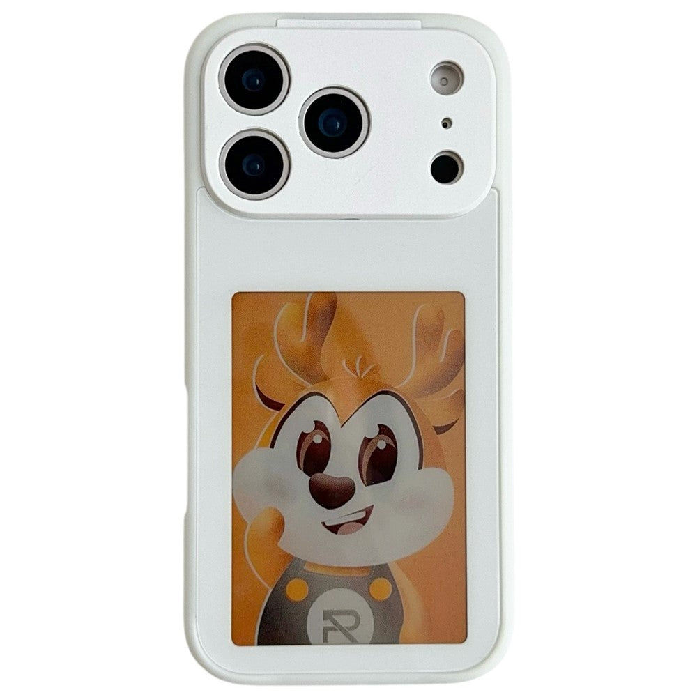 For iPhone 17 Pro Max Smart E-Ink Magnetic Case 4 Color HD 4 inch Display NFC DIY Customized Screen