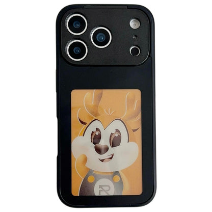 For iPhone 17 Pro Max Smart E-Ink Magnetic Case 4 Color HD 4 inch Display NFC DIY Customized Screen