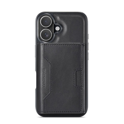 MAGKING K4 Series For iPhone 16 Case Compatible with MagSafe Detachable Wallet PU TPU PC Phone Cover