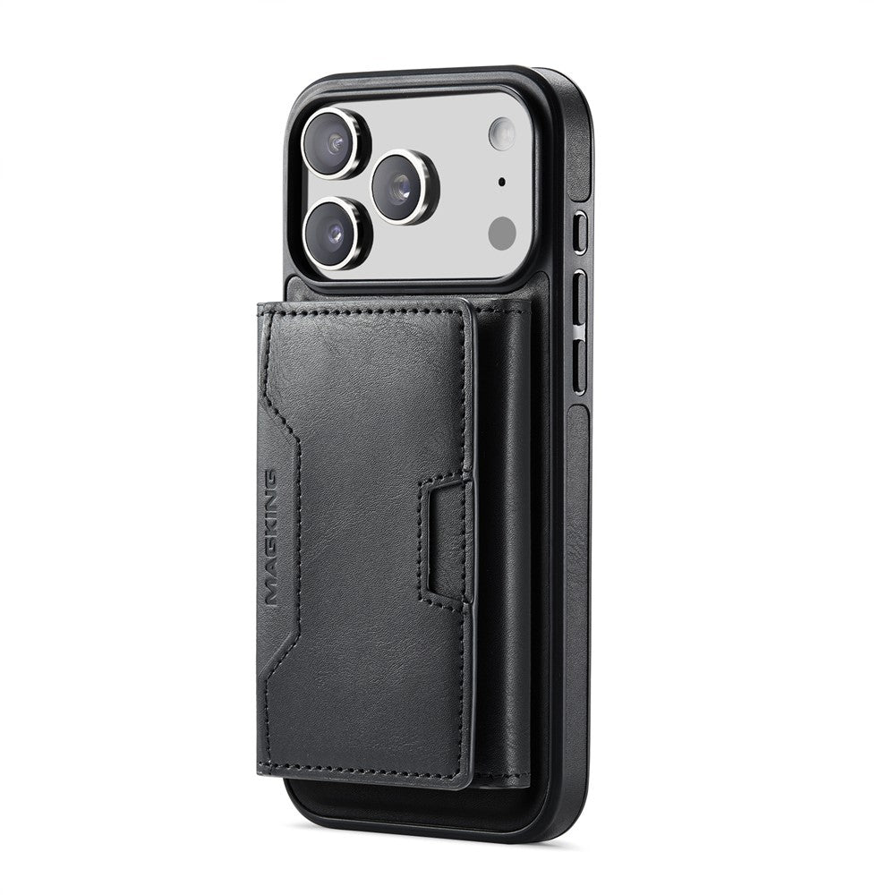MAGKING K4 Series For iPhone 17 Pro Max Case Compatible with MagSafe Detachable Wallet PU TPU PC Phone Cover